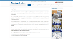 Desktop Screenshot of divineindia.co