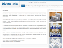 Tablet Screenshot of divineindia.co